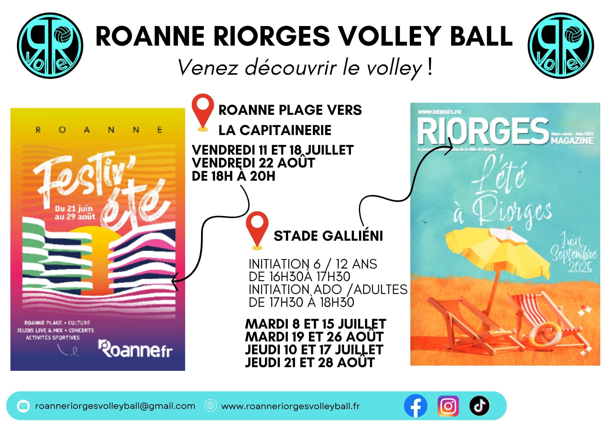 Venez découvrir le volley !