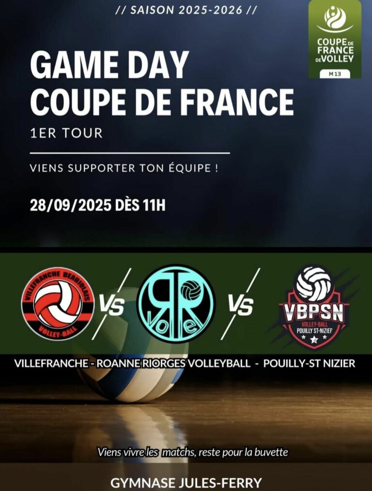 1er Tour Coupe de France M13