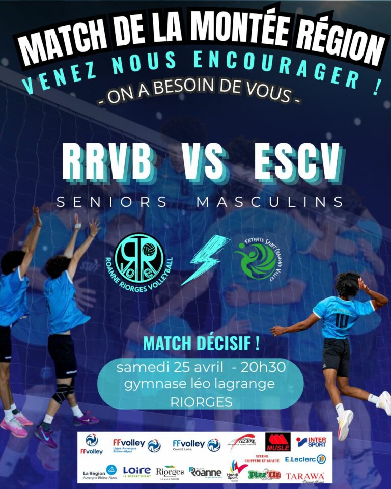 2RVB – ESCV – Samedi 25 Avril