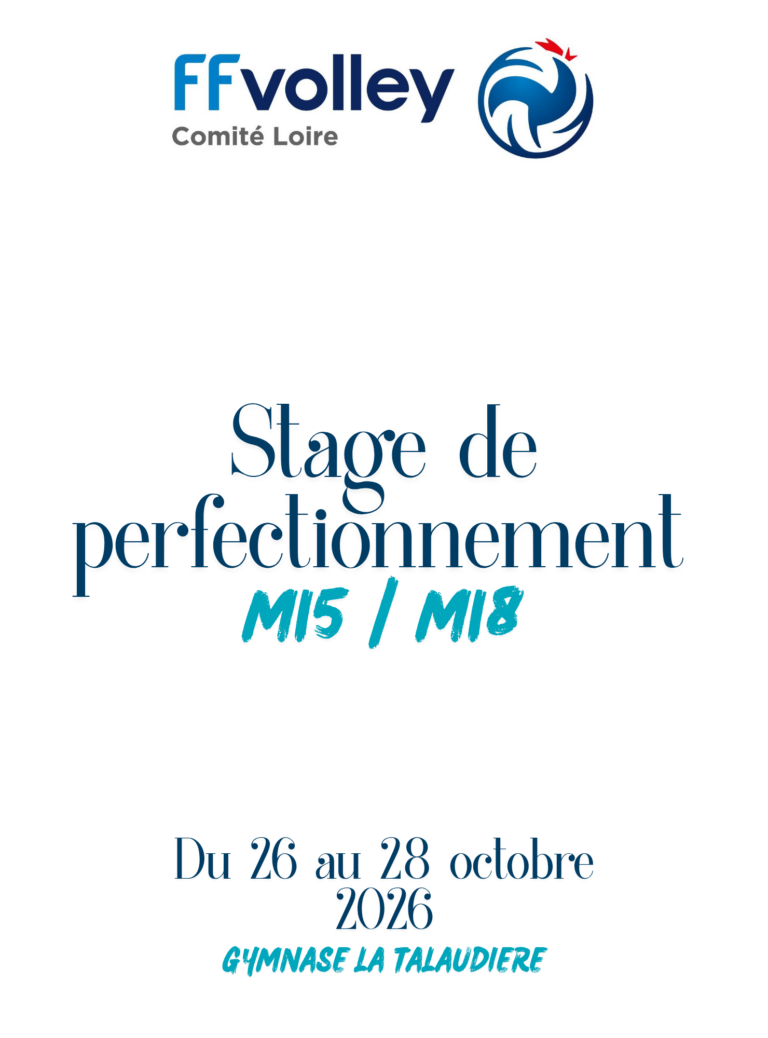 Stages de perfectionnement M15 & M18